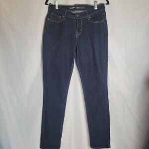 Old Navy Darkwash Curvy Profile Mid Rise Skinny Jeans Women's Size 6 Short